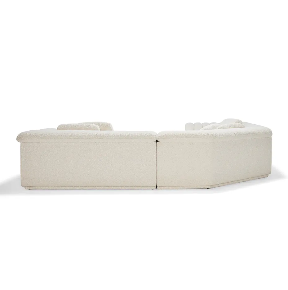Canapé modulable Olonzac en tissu, vue 4 sur 6