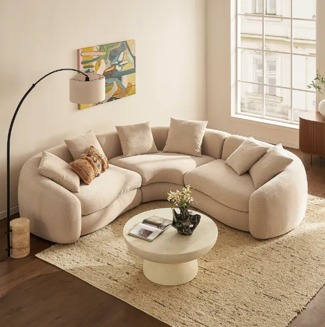 Canapé modulable Oloron en tissu — canapés