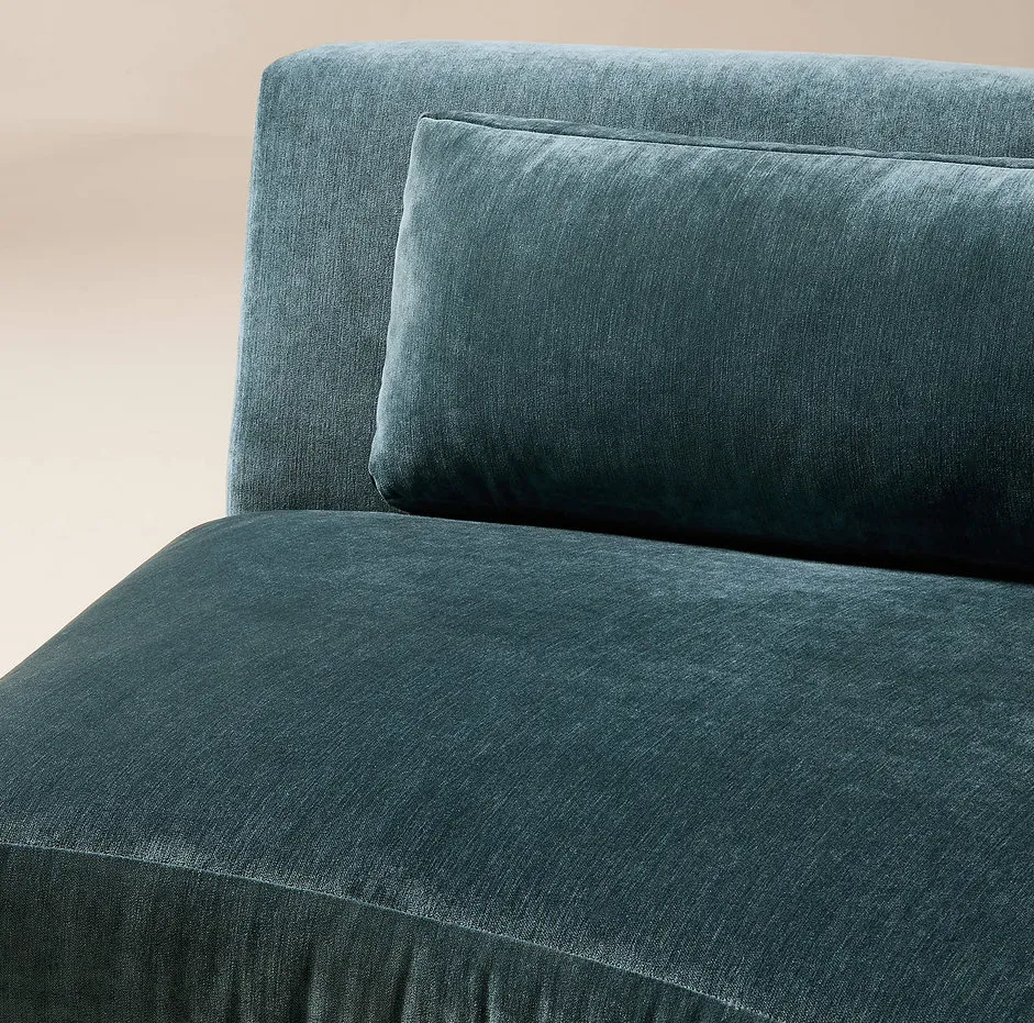 Canapé modulable Sète en velours, vue 6 sur 6