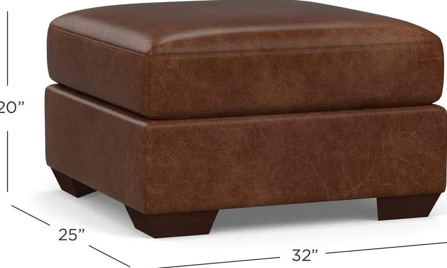 Canapé modulable Tonnerre en cuir, vue 3 sur 3