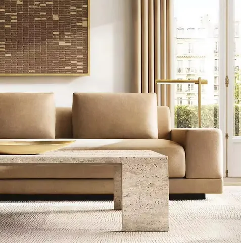 Canapé modulable Varengeville en tissu — canapés