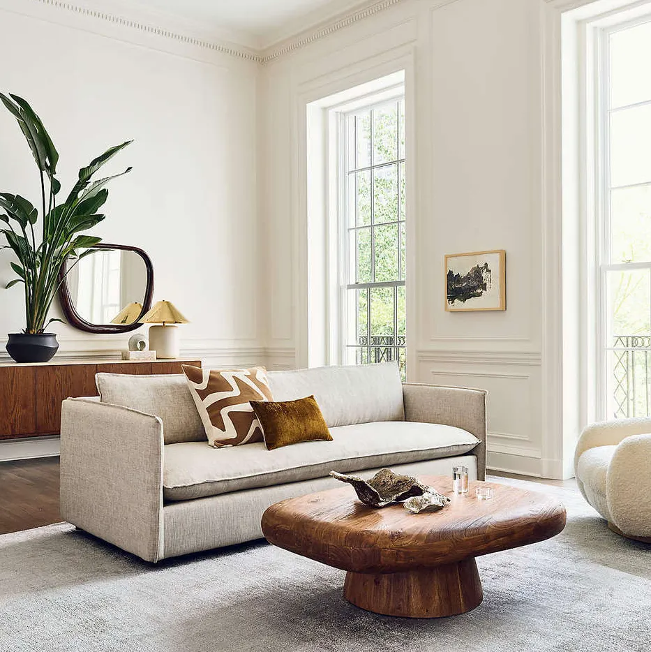 Canapé Thônes en lin 3 places, collection canapés ELWOOD HOME