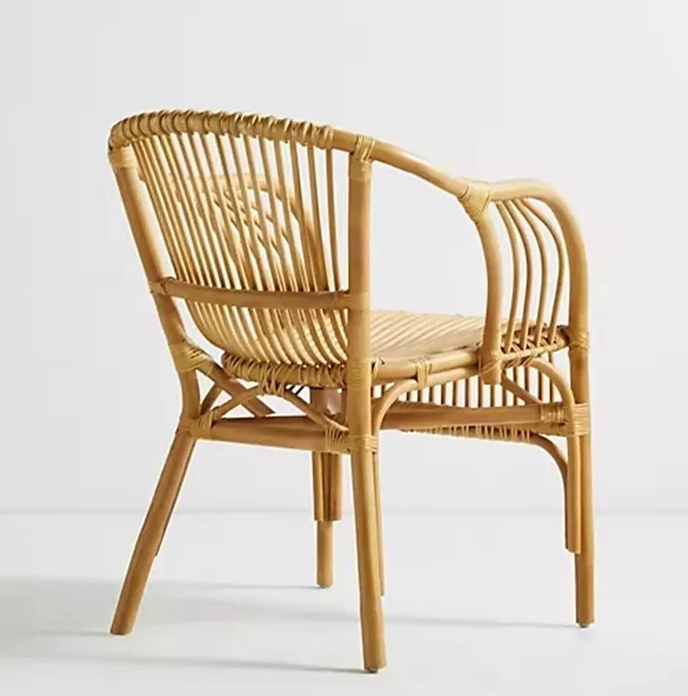 Chaise Ainhoa en rotin, vue 2 sur 6