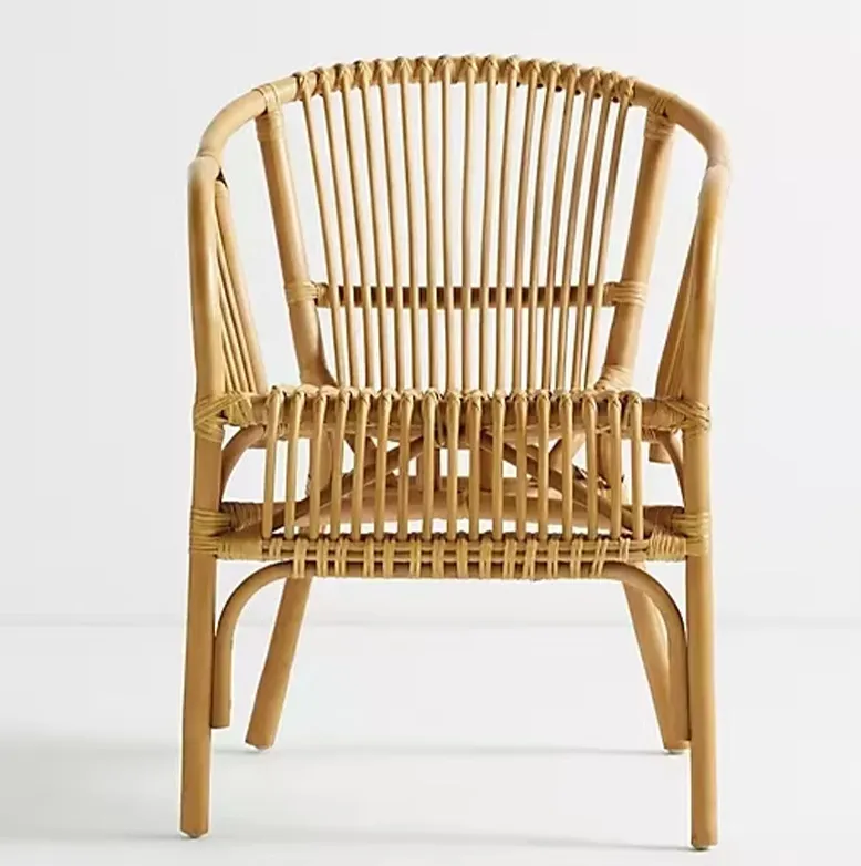 Chaise Ainhoa en rotin, vue 5 sur 6