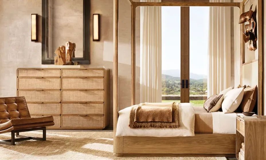 Chaise Andernos en cuir, vue 3 sur 4
