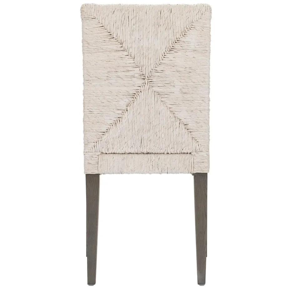 Chaise Antibes en tissu et bois massif, vue 4 sur 5