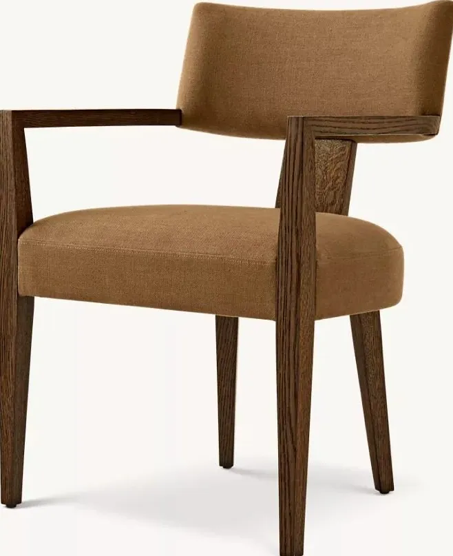 Chaise Barjac en tissu, vue 3 sur 4