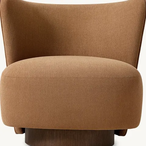 Chaise Baume en tissu brun — chaises