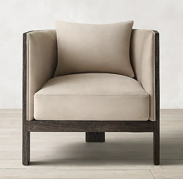 Chaise Beaune en chêne, vue 2 sur 4