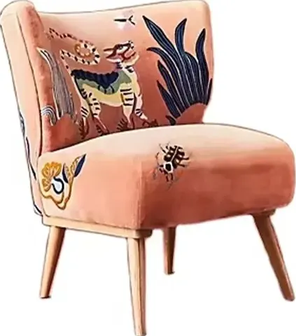 Chaise Bénodet en velours — chaises