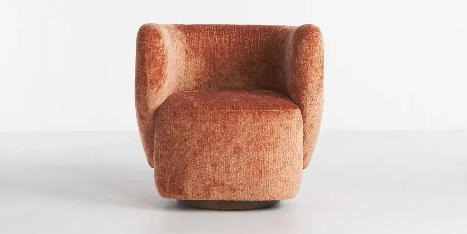 Chaise Béziers en velours, vue 2 sur 5