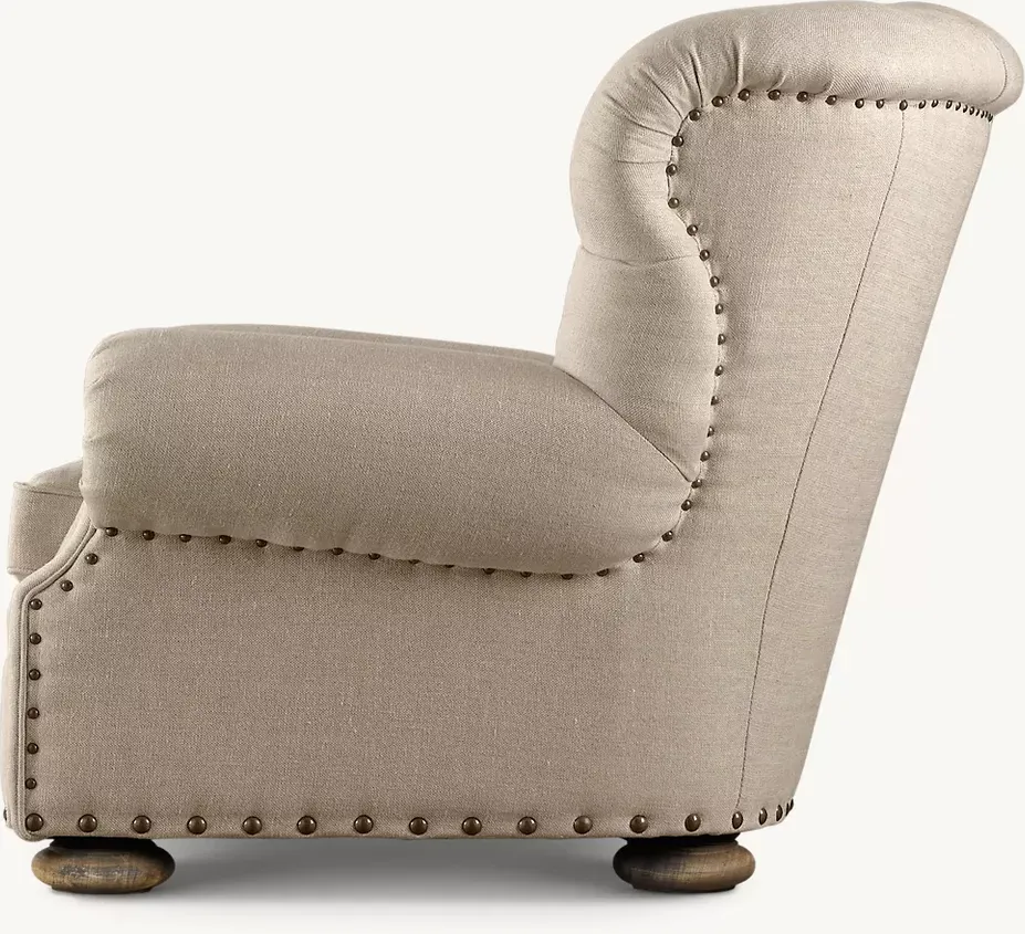 Chaise Biot en tissu, vue 3 sur 5