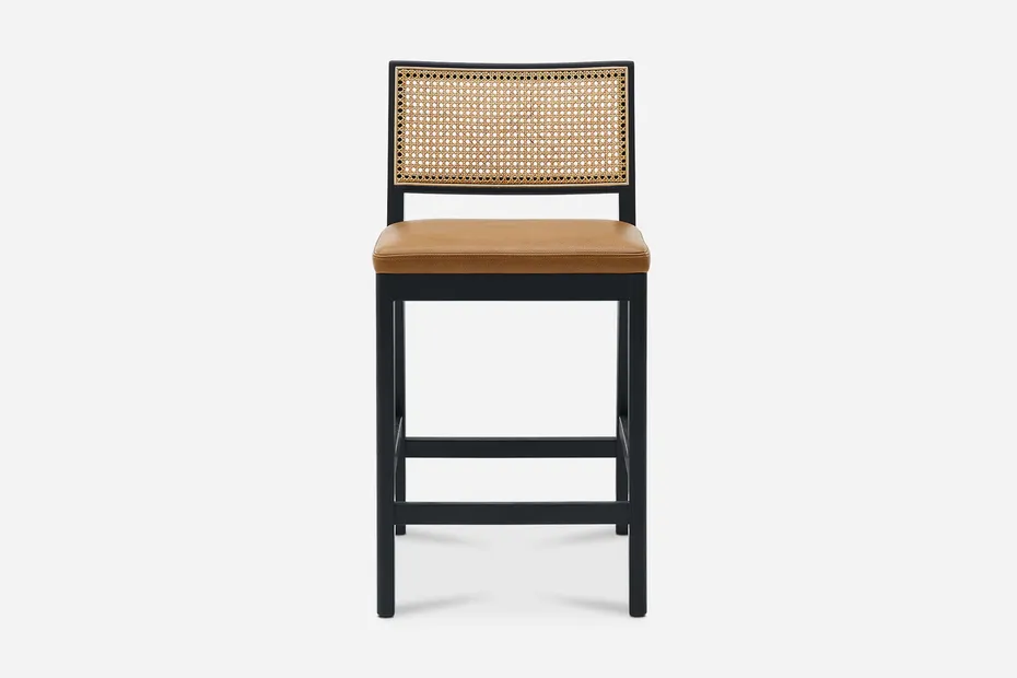 Chaise Biscarrosse en rotin, vue 4 sur 6