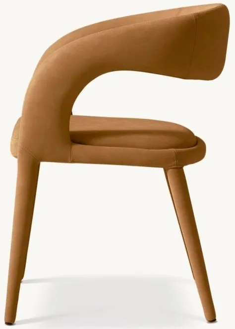 Chaise Blaye en cuir, vue 4 sur 6