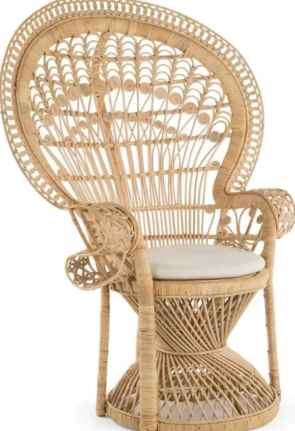 Chaise Clairvaux en rotin, vue 2 sur 5