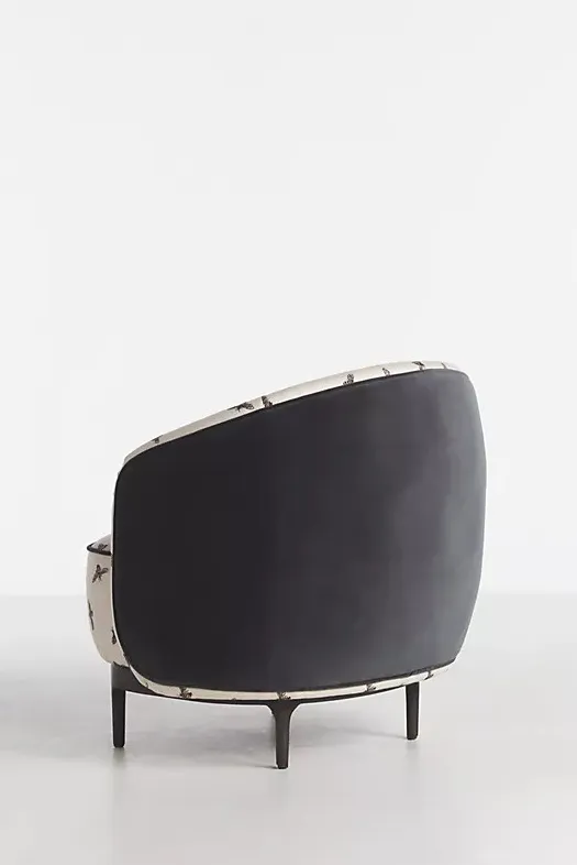 Chaise Cluny en lin, vue 5 sur 5