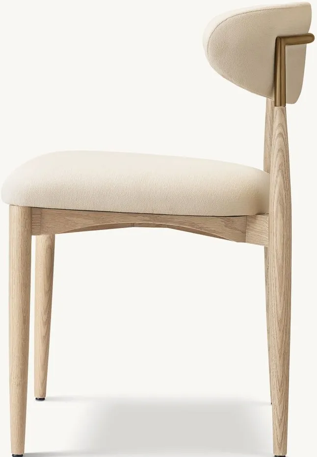 Chaise Conques en tissu, vue 2 sur 5