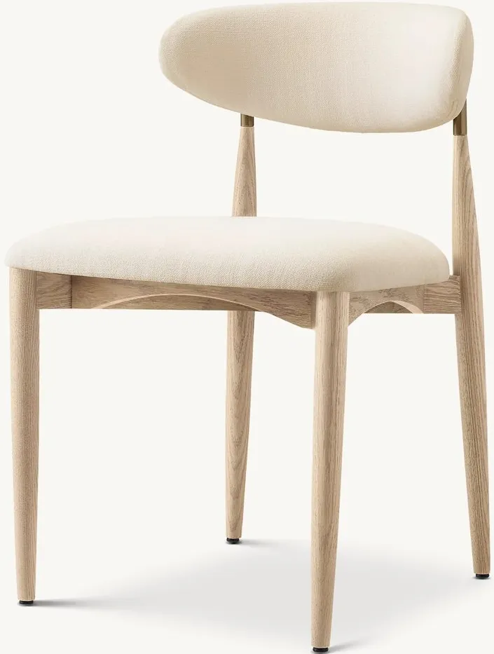 Chaise Conques en tissu, vue 3 sur 5