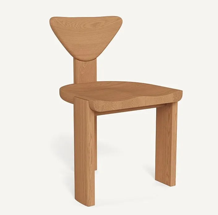 Chaise Cotignac en bois massif, vue 4 sur 5