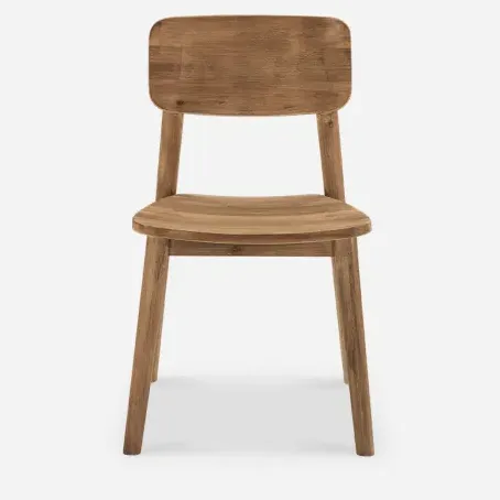 Chaise Dieppe en chêne, vue 3 sur 6