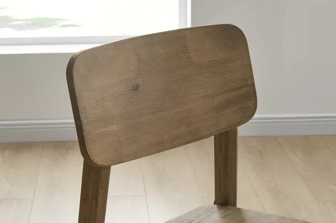 Chaise Dieppe en chêne, vue 5 sur 6