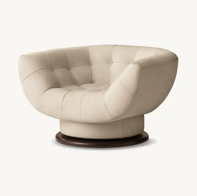 Chaise Èze en cuir — chaises