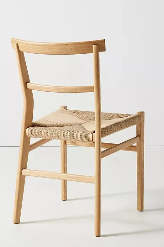 Chaise Foix en chêne, vue 4 sur 6