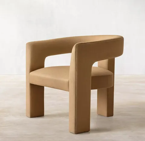 Chaise Guéthary en tissu et bois massif — chaises