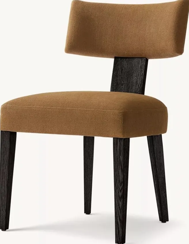 Chaise Issigeac en velours, vue 4 sur 4