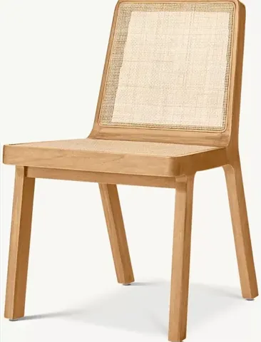 Chaise Lacanau en tissu et bois massif — chaises