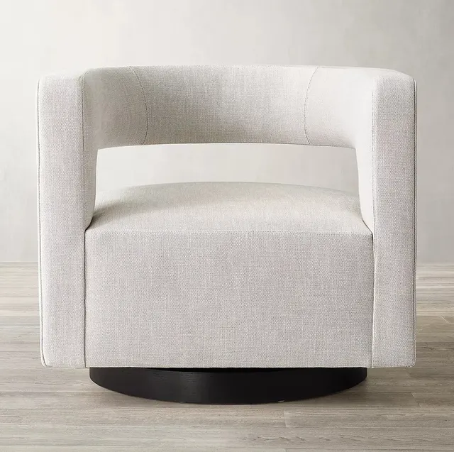 Chaise Libourne en cuir noir — chaises