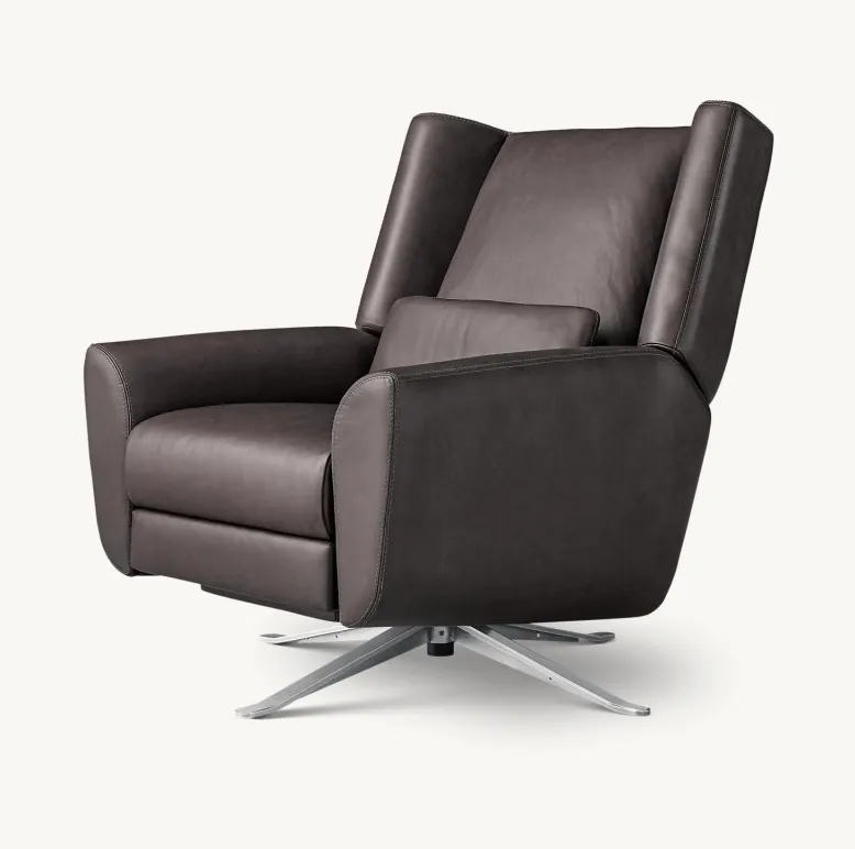 Chaise Limeuil en cuir, vue 3 sur 4