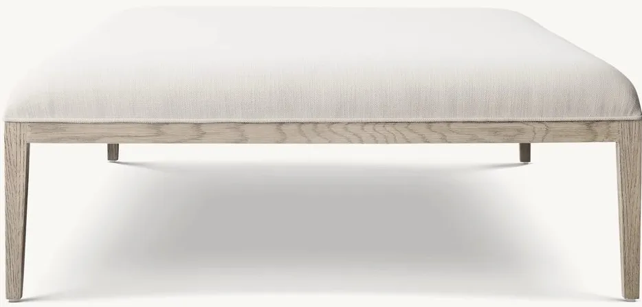 Chaise Loubressac en tissu et chêne, vue 3 sur 4