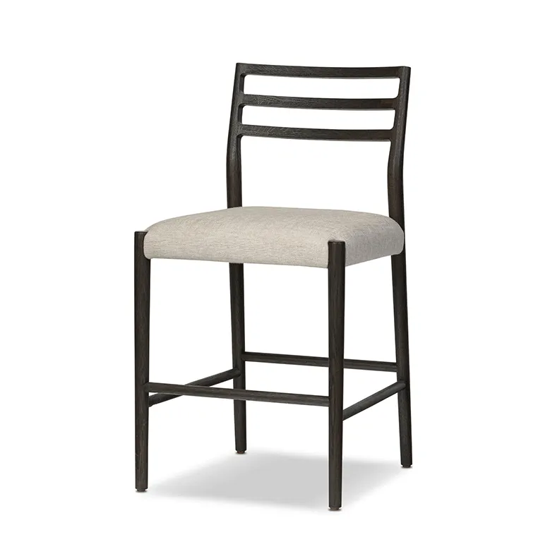 Chaise Lourdes en tissu, vue 2 sur 5