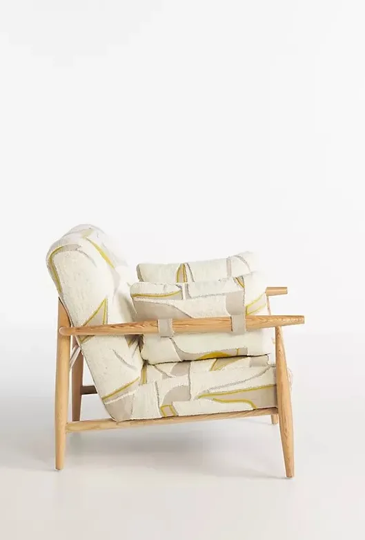 Chaise Mauléon en tissu, vue 3 sur 5