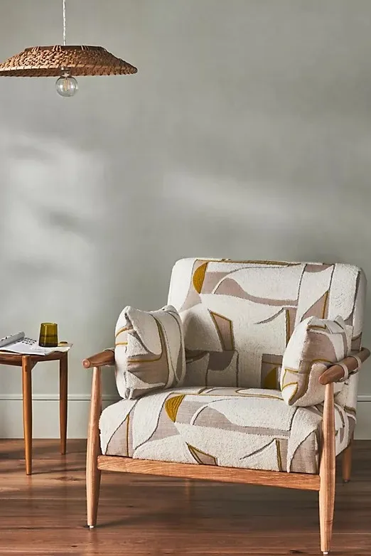 Chaise Mauléon en tissu, vue 5 sur 5