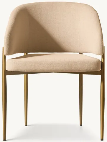 Chaise Ménerbes en tissu vert — chaises
