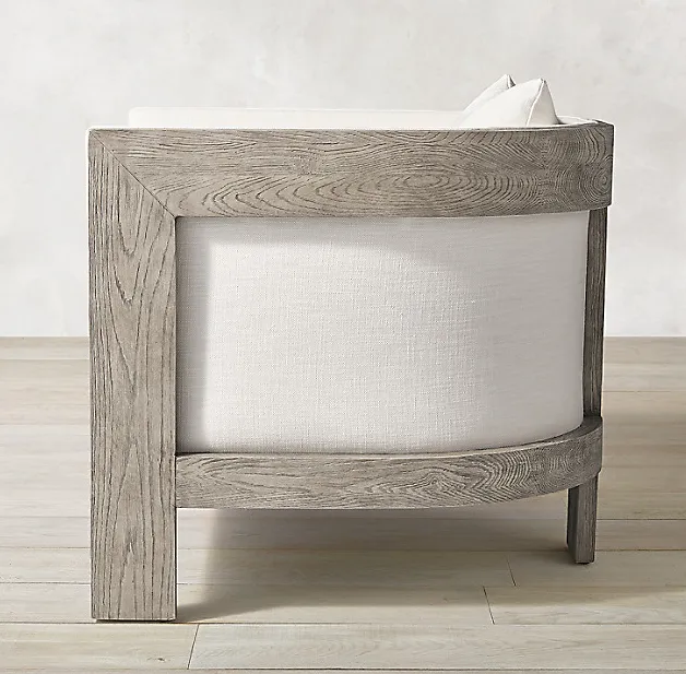 Chaise Meursault en chêne, vue 2 sur 5