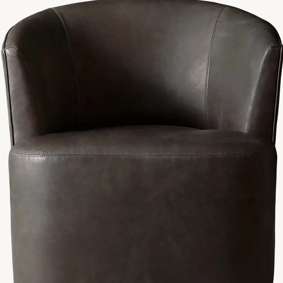 Chaise Poligny en cuir, collection chaises ELWOOD HOME