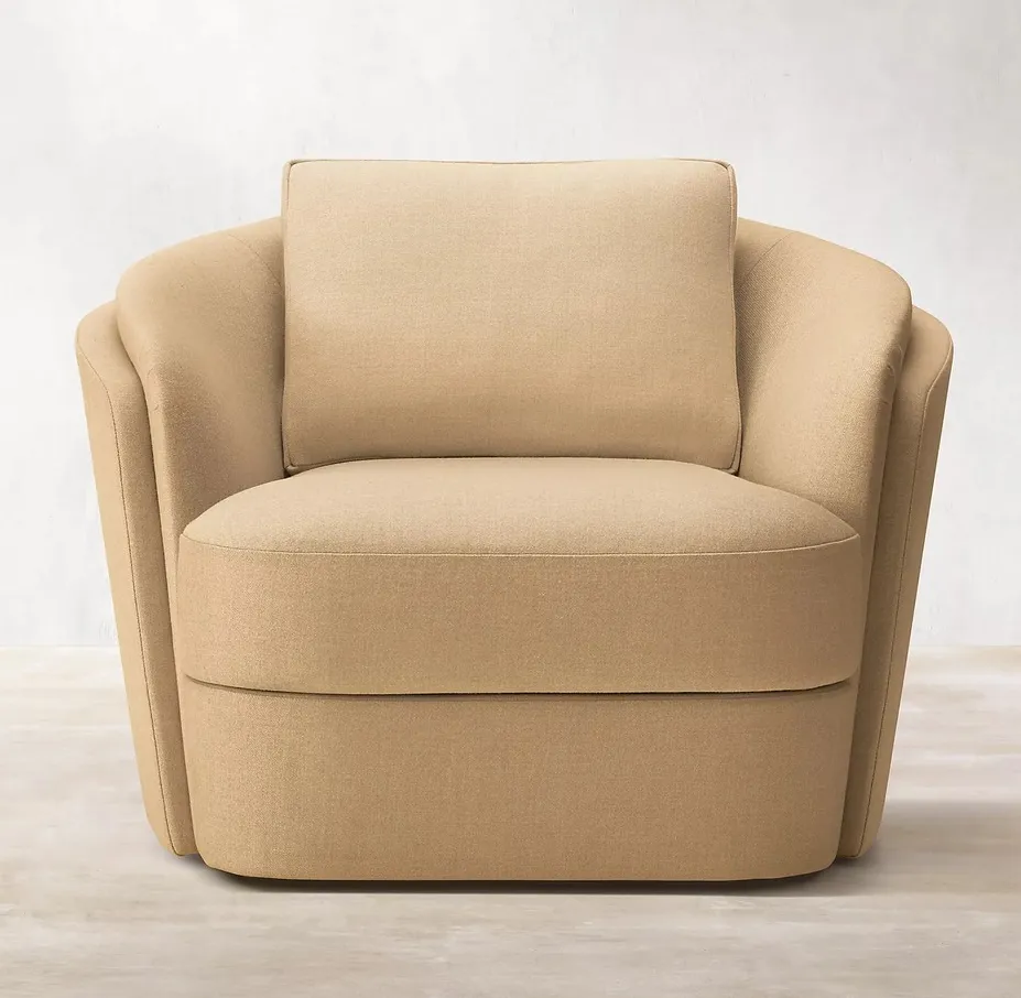 Chaise Pont-Aven en tissu, vue 3 sur 4