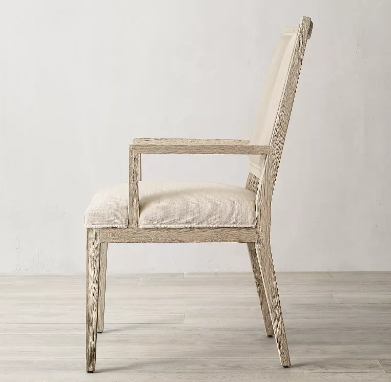 Chaise Provins en chêne 6 places, vue 5 sur 5