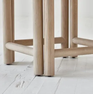 Chaise Rochefort en chêne, vue 3 sur 4