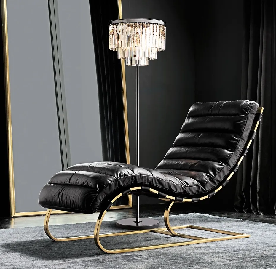 Chaise Roscoff en cuir, vue 5 sur 5