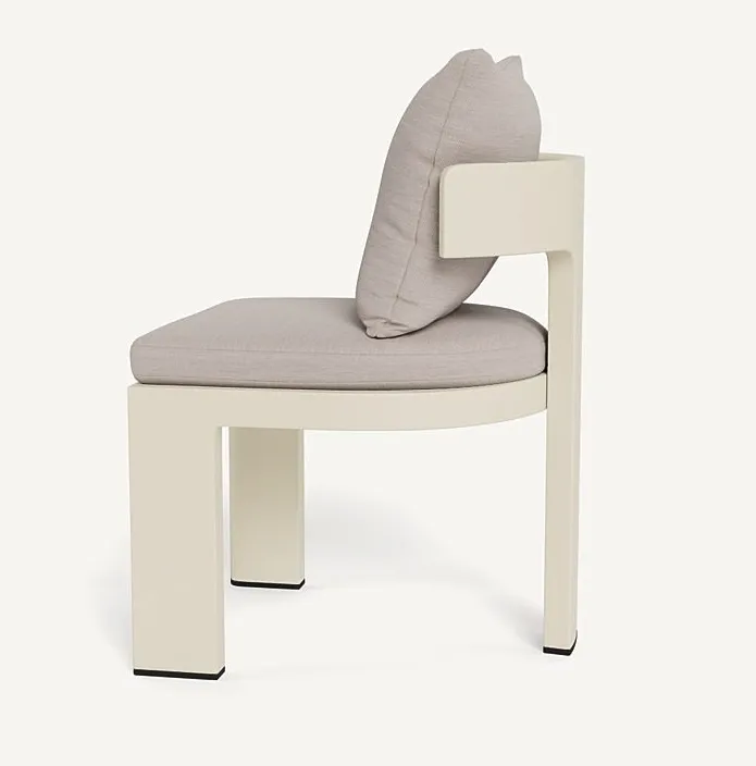 Chaise Salernes en tissu, vue 4 sur 5