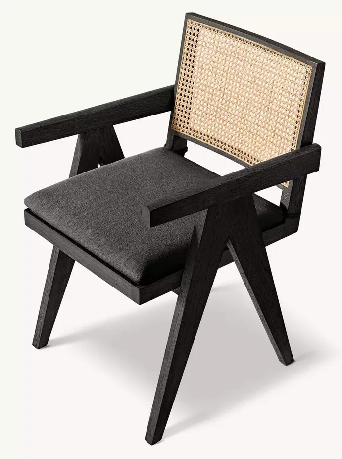 Chaise Sauve en rotin, vue 2 sur 4