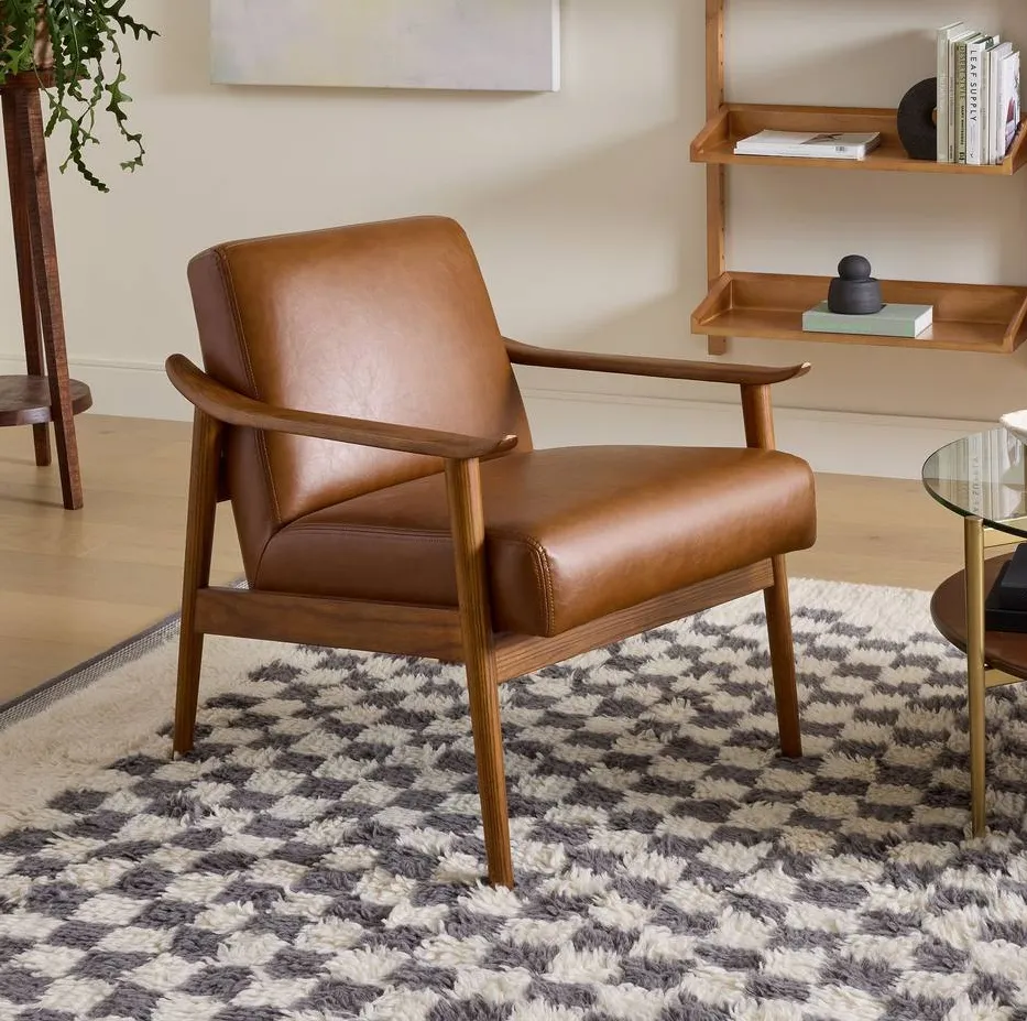 Chaise Tende en cuir, vue 2 sur 6