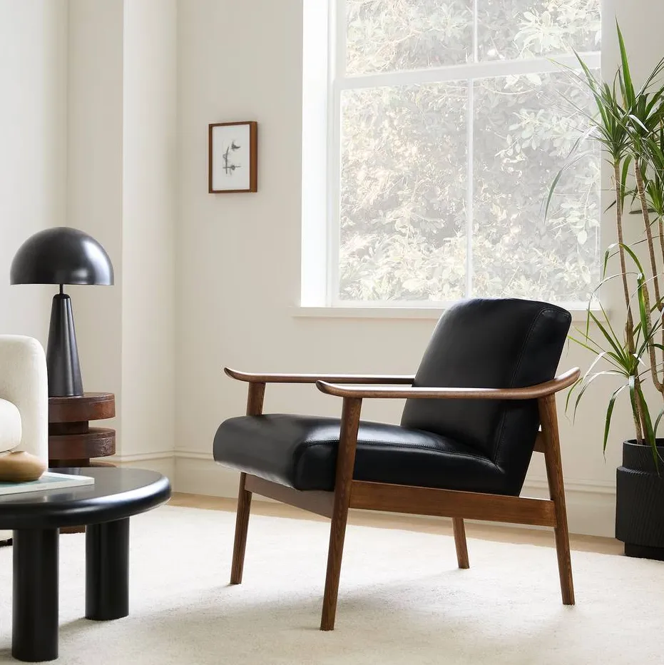 Chaise Tende en cuir, vue 3 sur 6