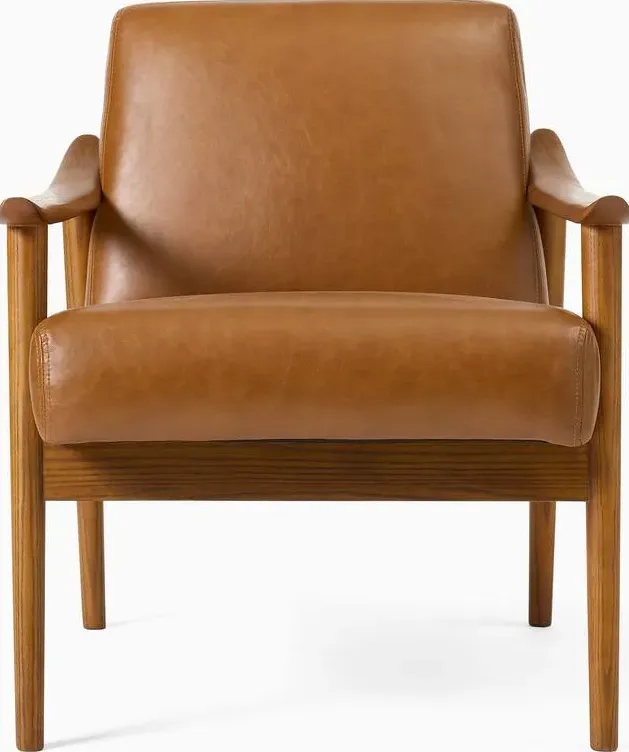 Chaise Tende en cuir, vue 5 sur 6