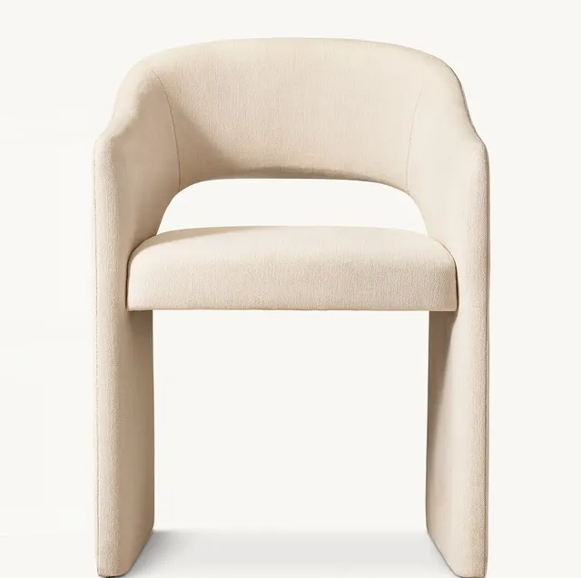 Chaise Tournon en tissu et bois massif — chaises