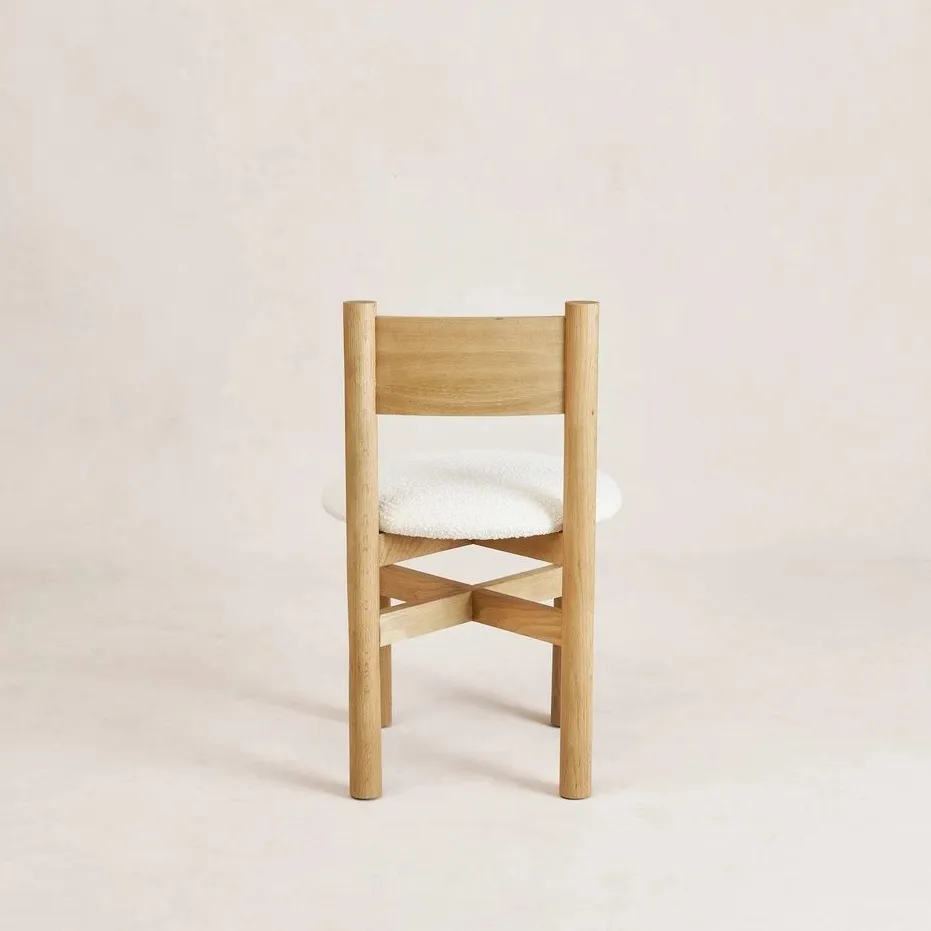 Chaise Vauvert en tissu, vue 2 sur 5